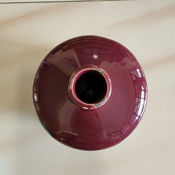 Boho Tribal Pattern Round Vase Deco Bohemian - Picture 5 of 7